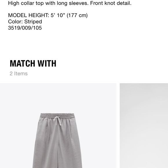 Zara top - Picture 9 of 10